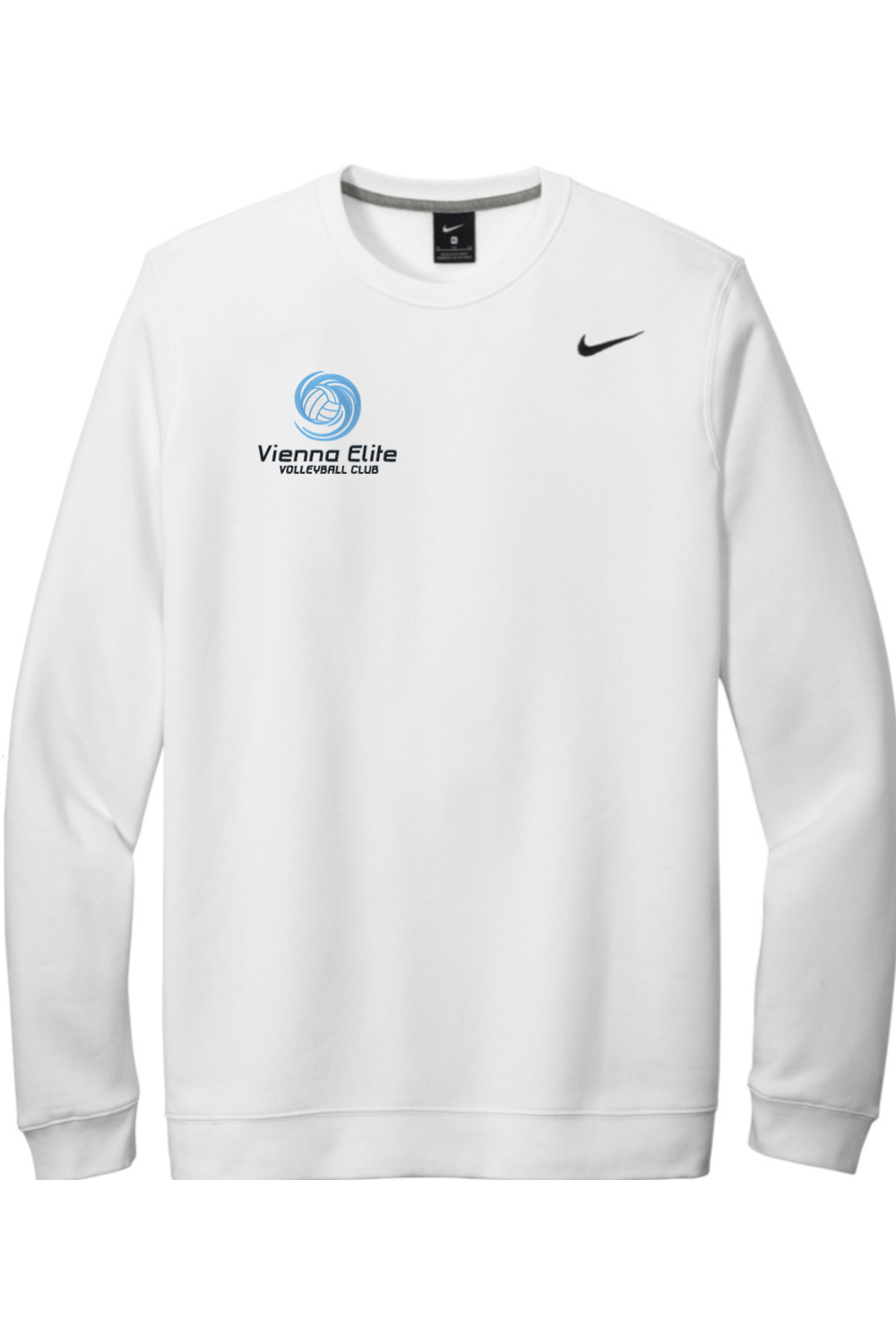 Vienna Elite Volleyball Embroidered Nike Club Fleece Crew