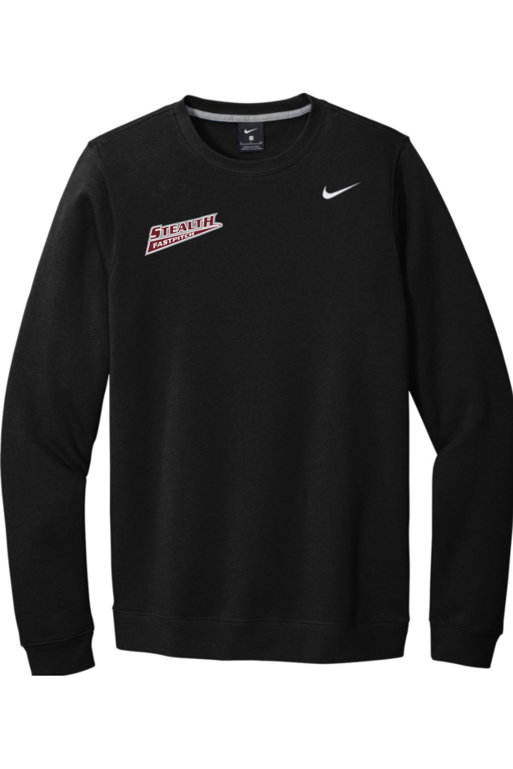 Stealth Fastpitch Embroidered Nike Club Fleece Crew