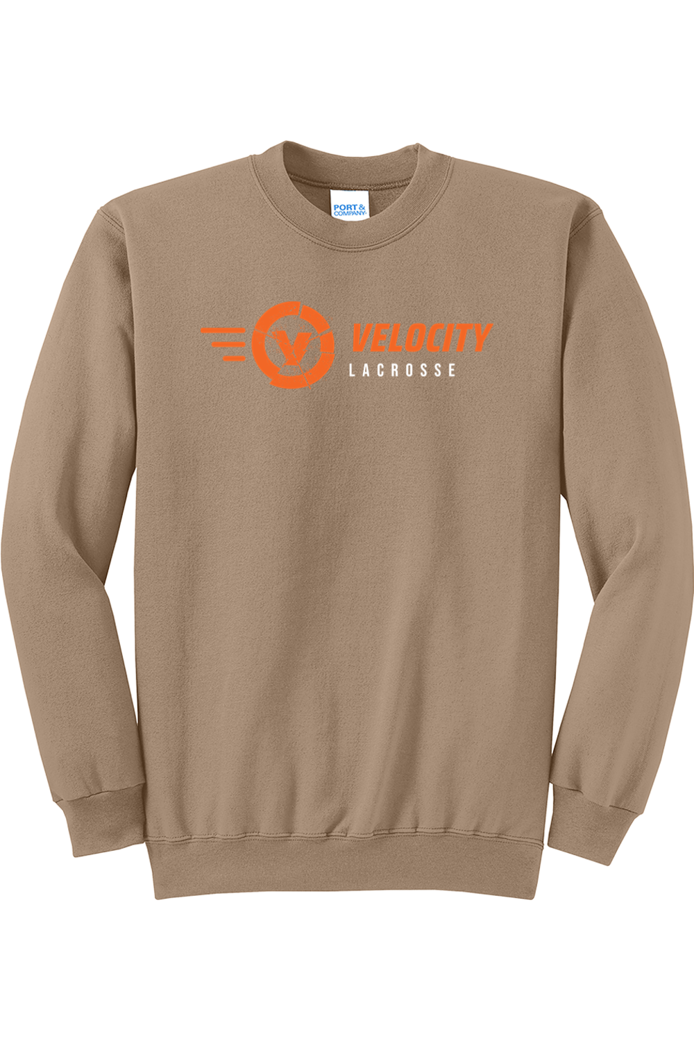 Velocity Lacrosse Port & Company Core Fleece Crewneck Sweatshirt