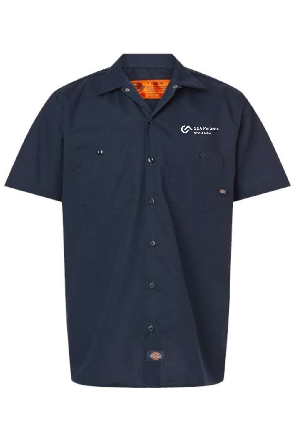 G&A Partners Men's Dickies Industrial Short Sleeve Work Shirt