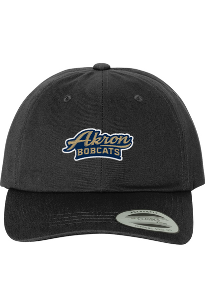 Arkron Bobcats Basketball Embroidered Dad Hat