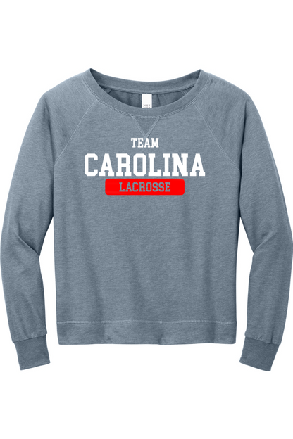 Team Carolina District Women's Featherweight French Terry Long Sleeve Crewneck