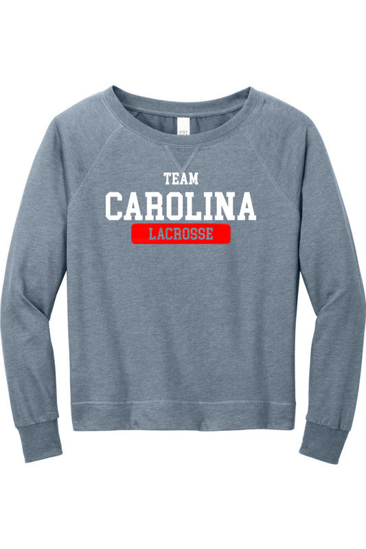 Team Carolina District Women's Featherweight French Terry Long Sleeve Crewneck