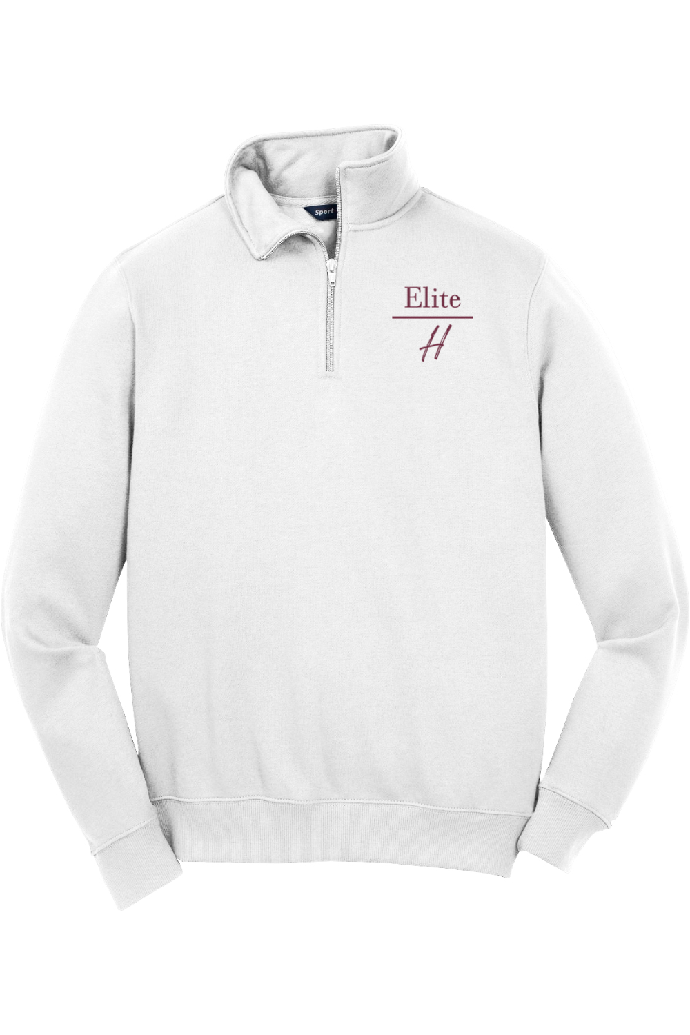 Elite H Adult Embroidered Quarter-Zip Pullover