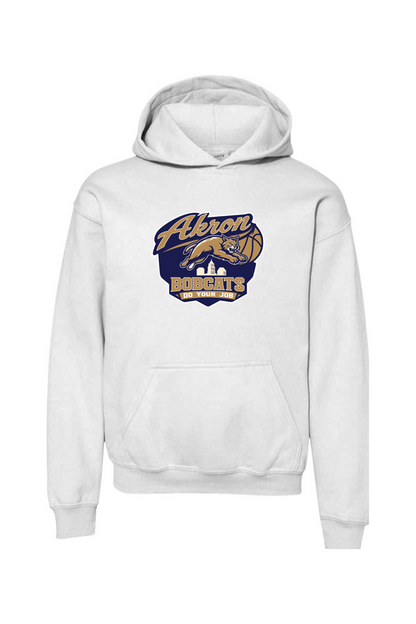 Arkron Bobcats Basketball Youth Hoodie