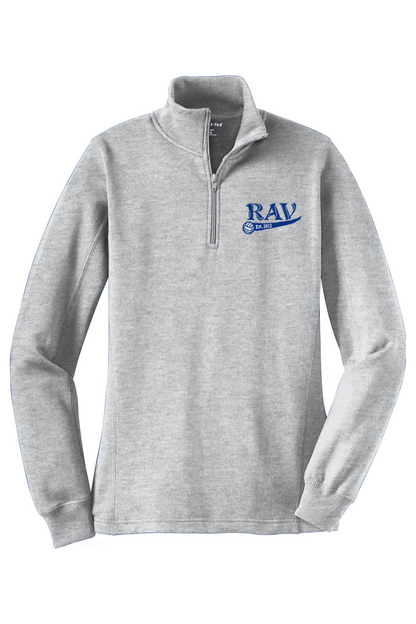 Rome Area Volleyball Adult Women's Embroidered Quarter-Zip Pullover