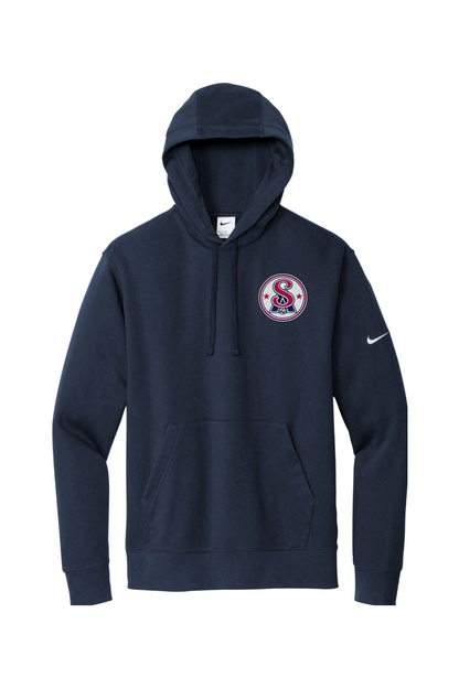 Southern Aces Volleyball Embroidered Nike Club Fleece Sleeve Swoosh Pullover Hoodie