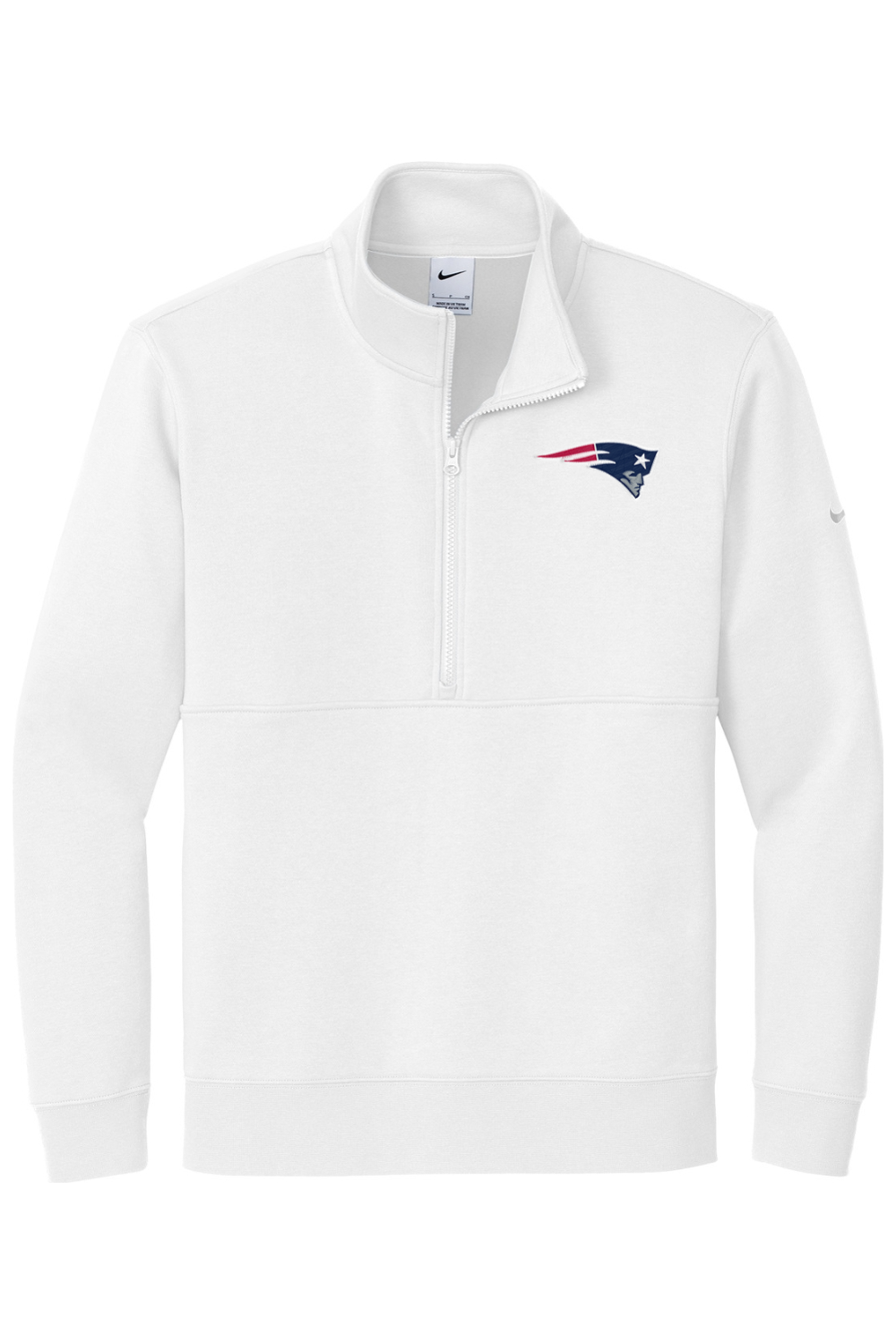 Homewood Lacrosse Embroidered Nike Club Fleece Sleeve Swoosh 1/2-Zip