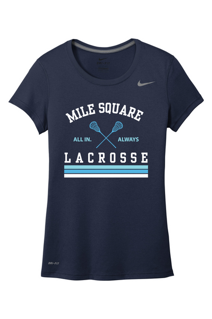 Mile Square Lacrosse Nike Ladies Team rLegend Tee