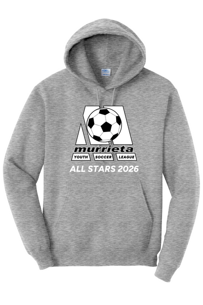Murrieta Youth Soccer Essential Fleece Pullover Hooded Sweatshirt