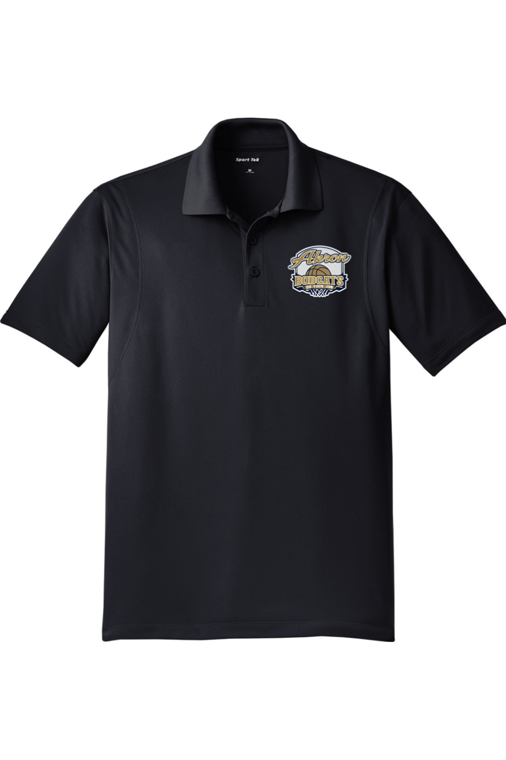 Arkron Bobcats Basketball Adult Embroidered Athletic Polo