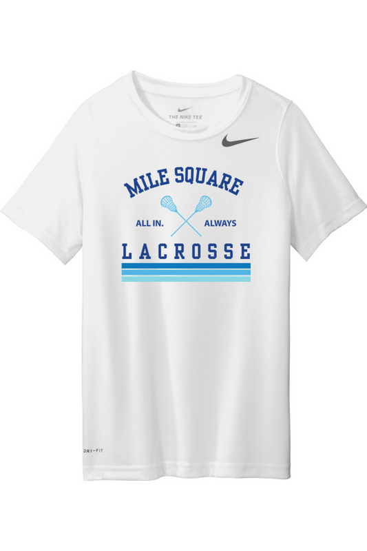 Mile Square Lacrosse Nike Youth Team rLegend Tee