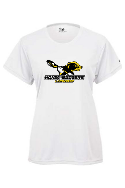 Honey Badgers Lacrosse Youth Girl's Athletic T-Shirt