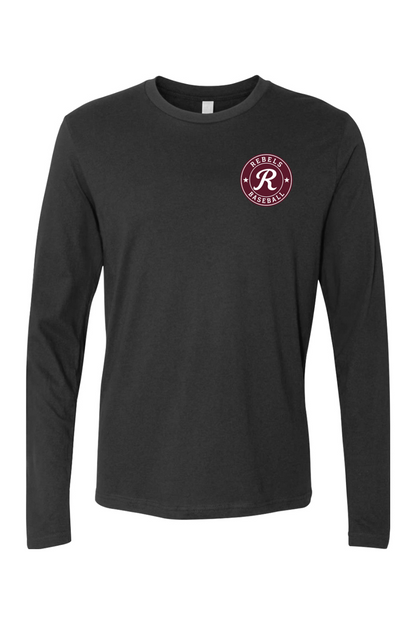 Rebels Travel Baseball Adult Long Sleeve T-Shirt