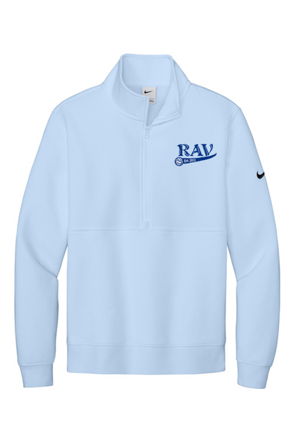 Rome Area Volleyball Embroidered Nike Club Fleece Sleeve Swoosh 1/2-Zip
