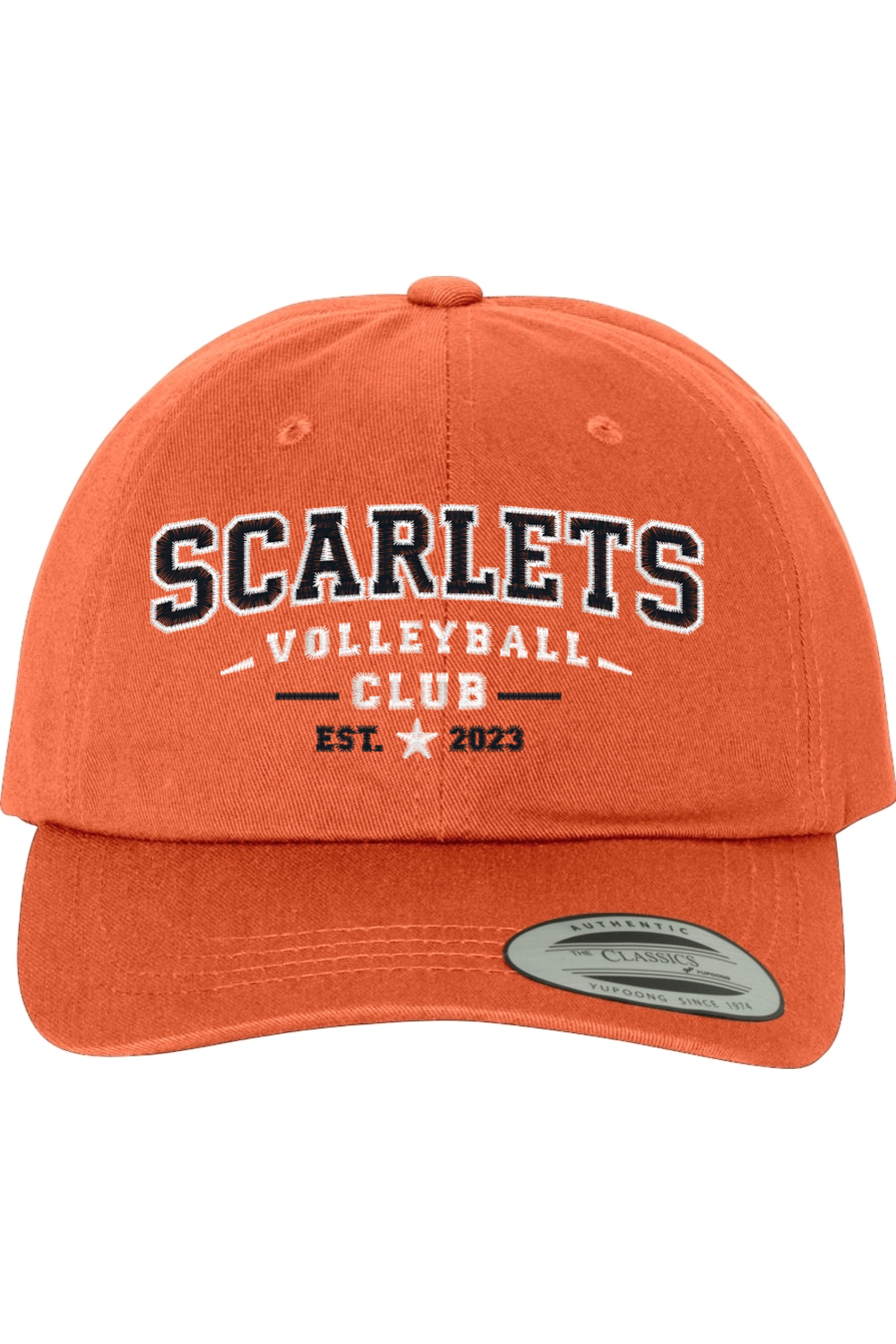 Scarlets Volleyball Embroidered Dad Hat
