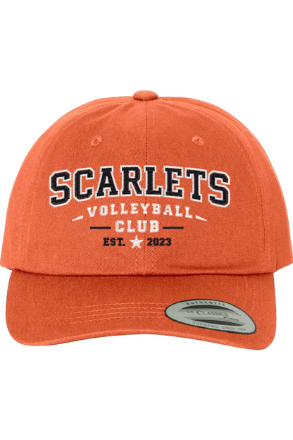 Scarlets Volleyball Embroidered Dad Hat