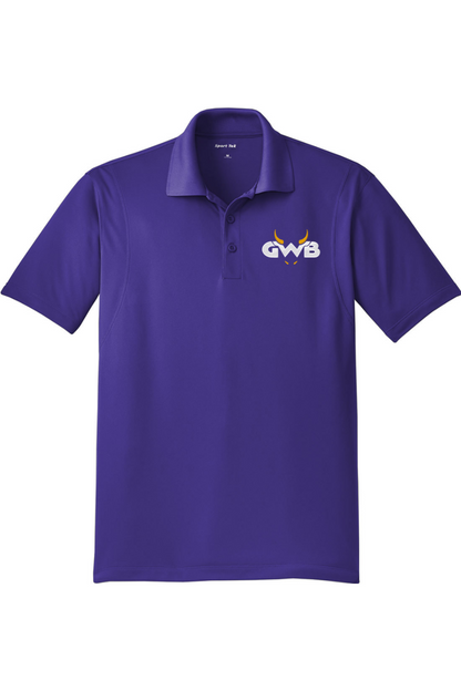 Great White Buffalo Adult Embroidered Athletic Polo