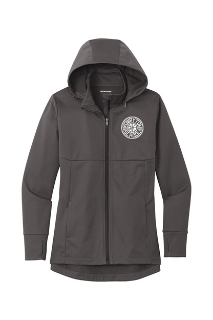 Rowayton Basketball Sport-Tek Ladies Hooded Soft Shell Jacket