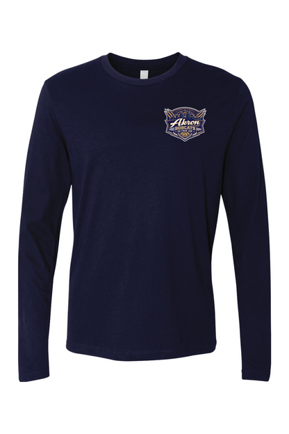 Arkron Bobcats Basketball Adult Long Sleeve T-Shirt