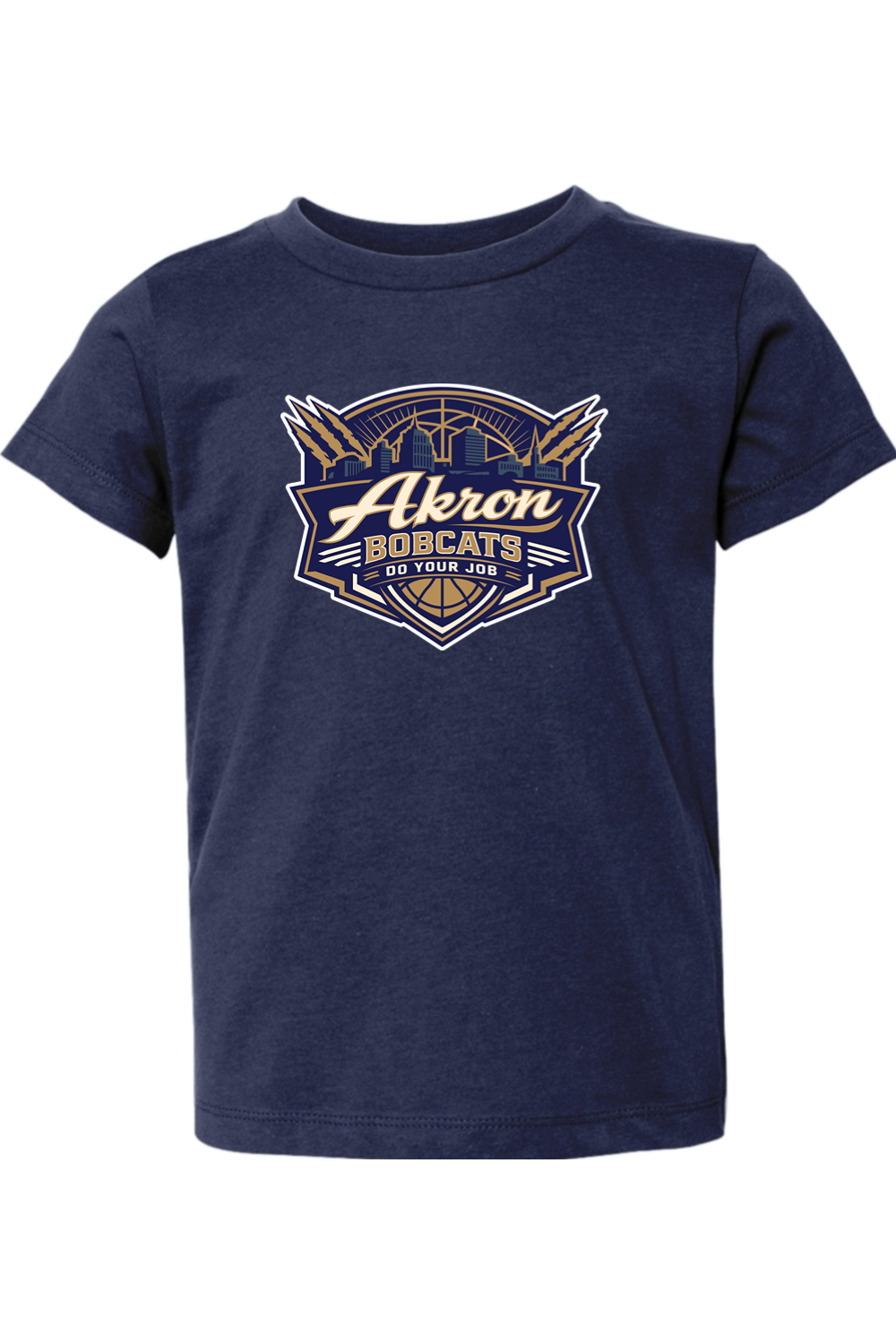 Arkron Bobcats Basketball Toddler T-Shirt