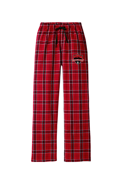 Diablos Futsal Adult Women's Flannel Plaid Pants