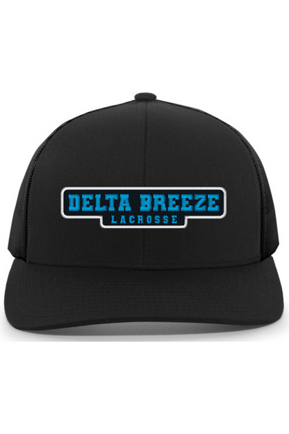 Delta Breeze Lacrosse Embroidered Trucker Hat