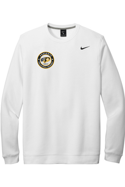 Presente Volleyball Embroidered Nike Club Fleece Crew