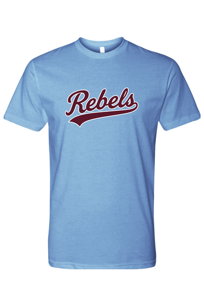 Rebels Travel Baseball Adult Men's T-Shirt
