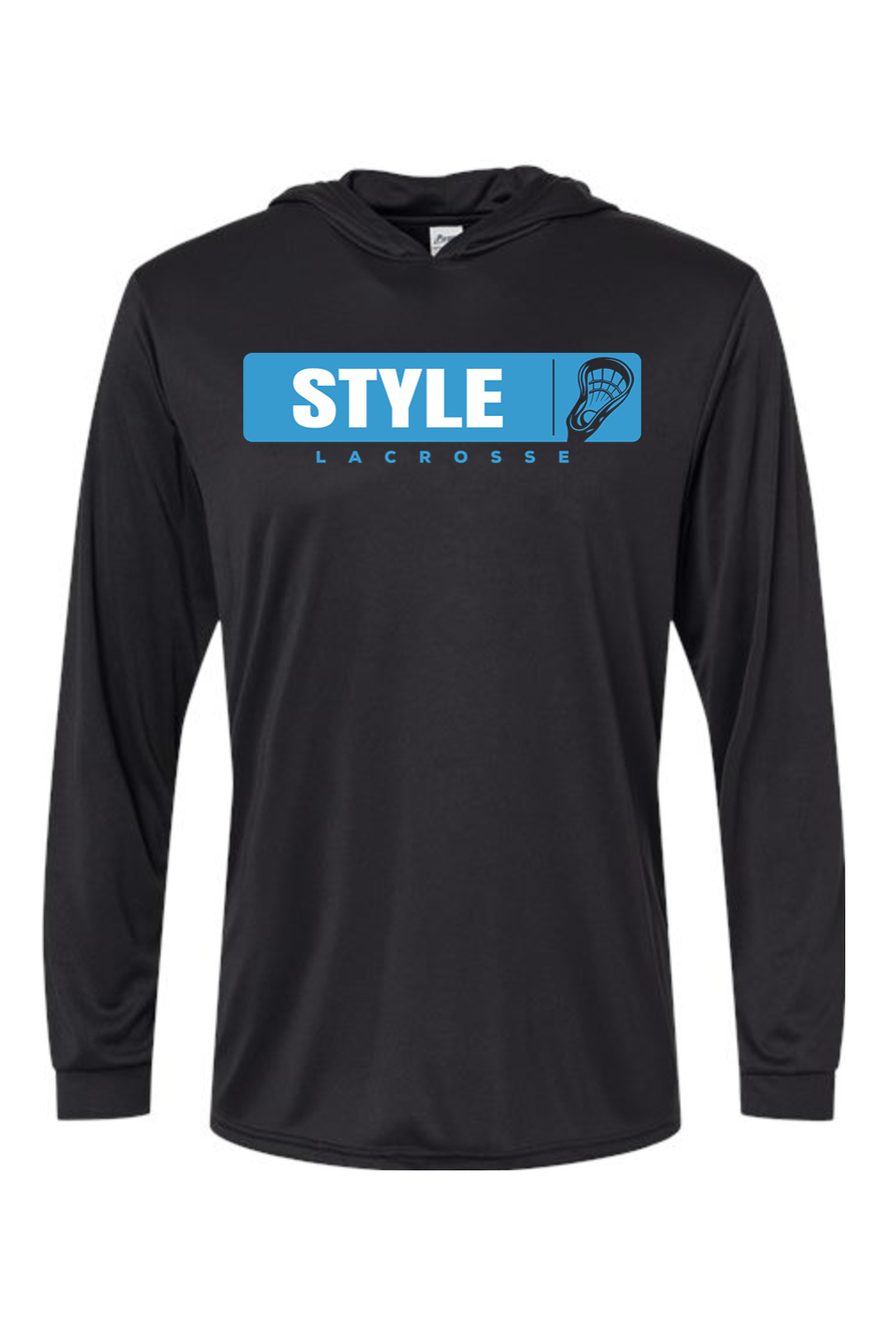 Style Lacrosse Hooded Long Sleeve T-Shirt Signature Lacrosse