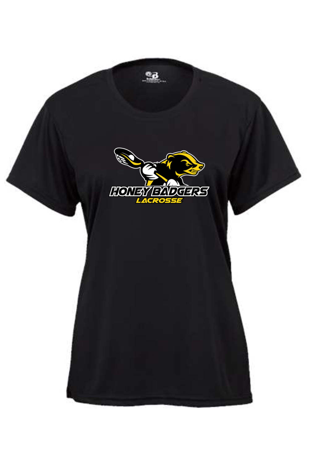Honey Badgers Lacrosse Youth Girl's Athletic T-Shirt