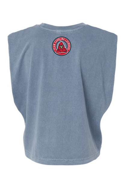 Team Carolina American Apparel Garment-Dyed Women's Heavyweight Muscle Tee