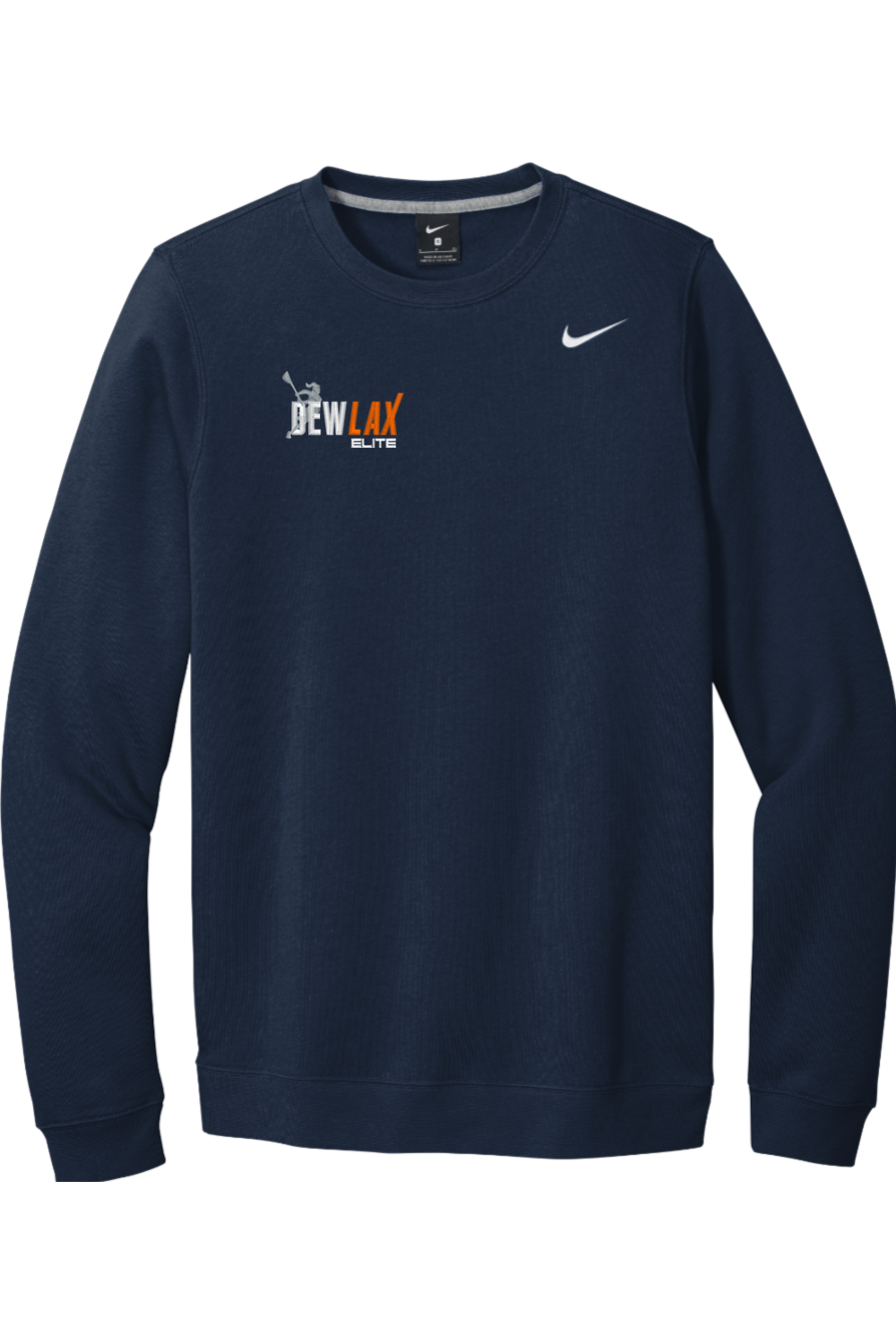 DEWLAX LC Embroidered Nike Club Fleece Crew
