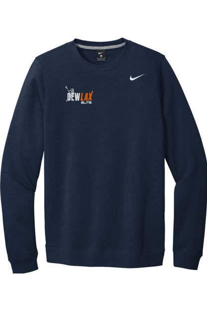 DEWLAX LC Embroidered Nike Club Fleece Crew