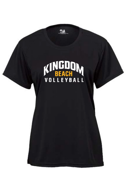 Kingdom Beach Volleyball Youth Girl's Athletic T-Shirt