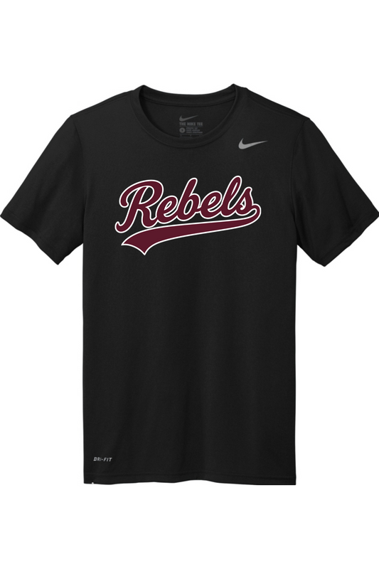 Rebels Travel Baseball Nike Team rLegend Tee