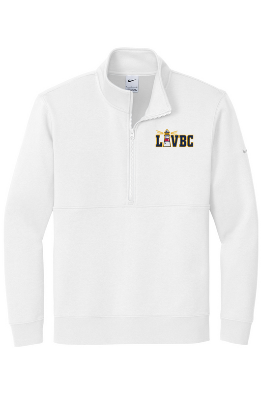 Long Island Volleyball Embroidered Nike Club Fleece Sleeve Swoosh 1/2-Zip
