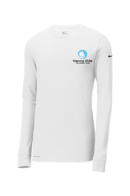 Vienna Elite Volleyball Nike Dri-FIT Cotton/Poly Long Sleeve Tee