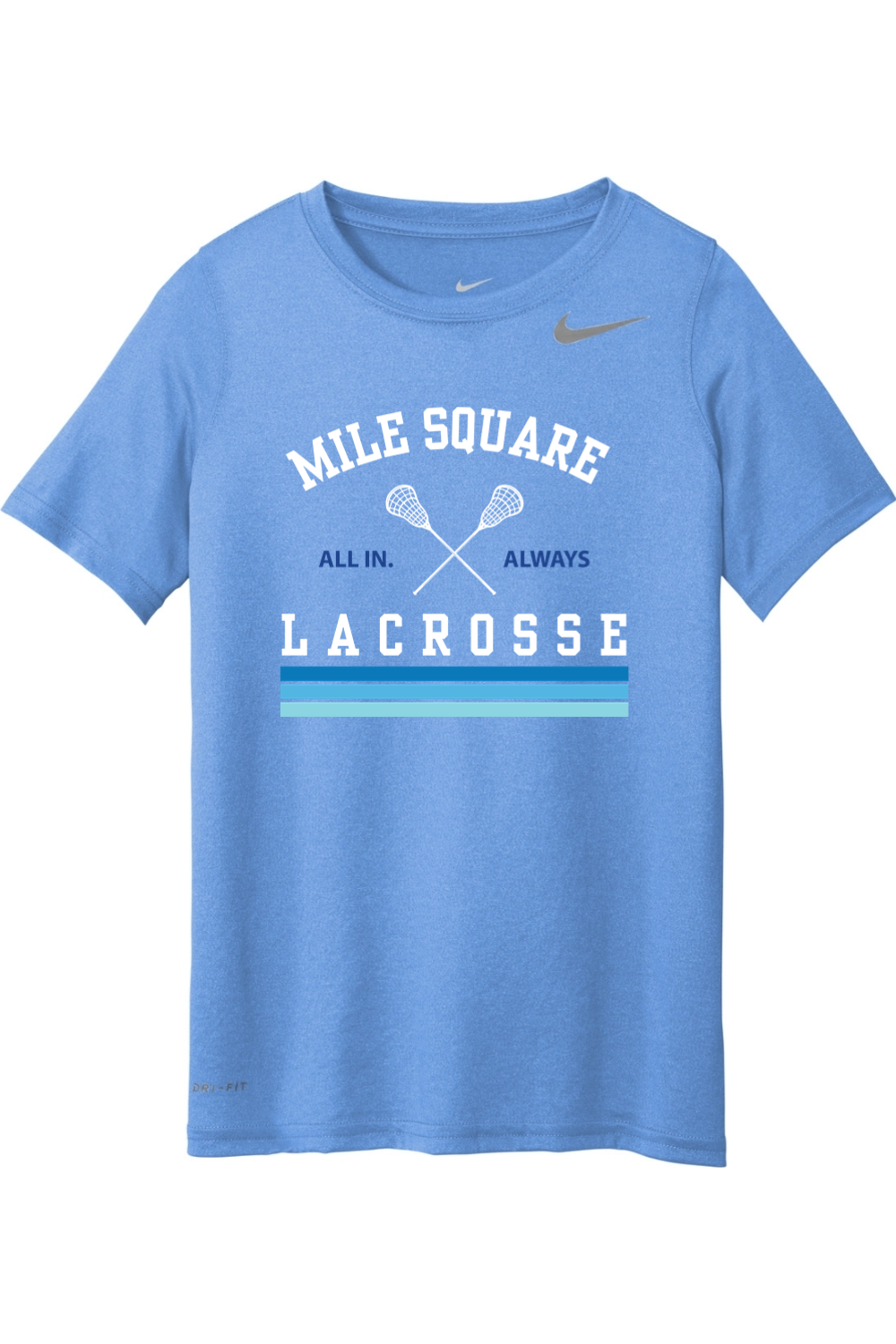 Mile Square Lacrosse Nike Youth Team rLegend Tee