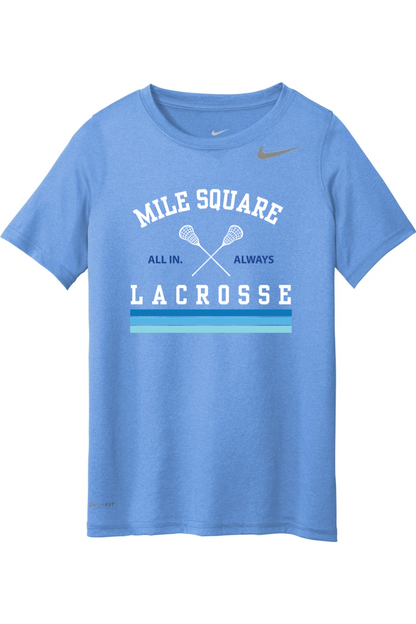 Mile Square Lacrosse Nike Youth Team rLegend Tee