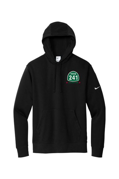 California Lacrosse Embroidered Nike Club Fleece Sleeve Swoosh Pullover Hoodie
