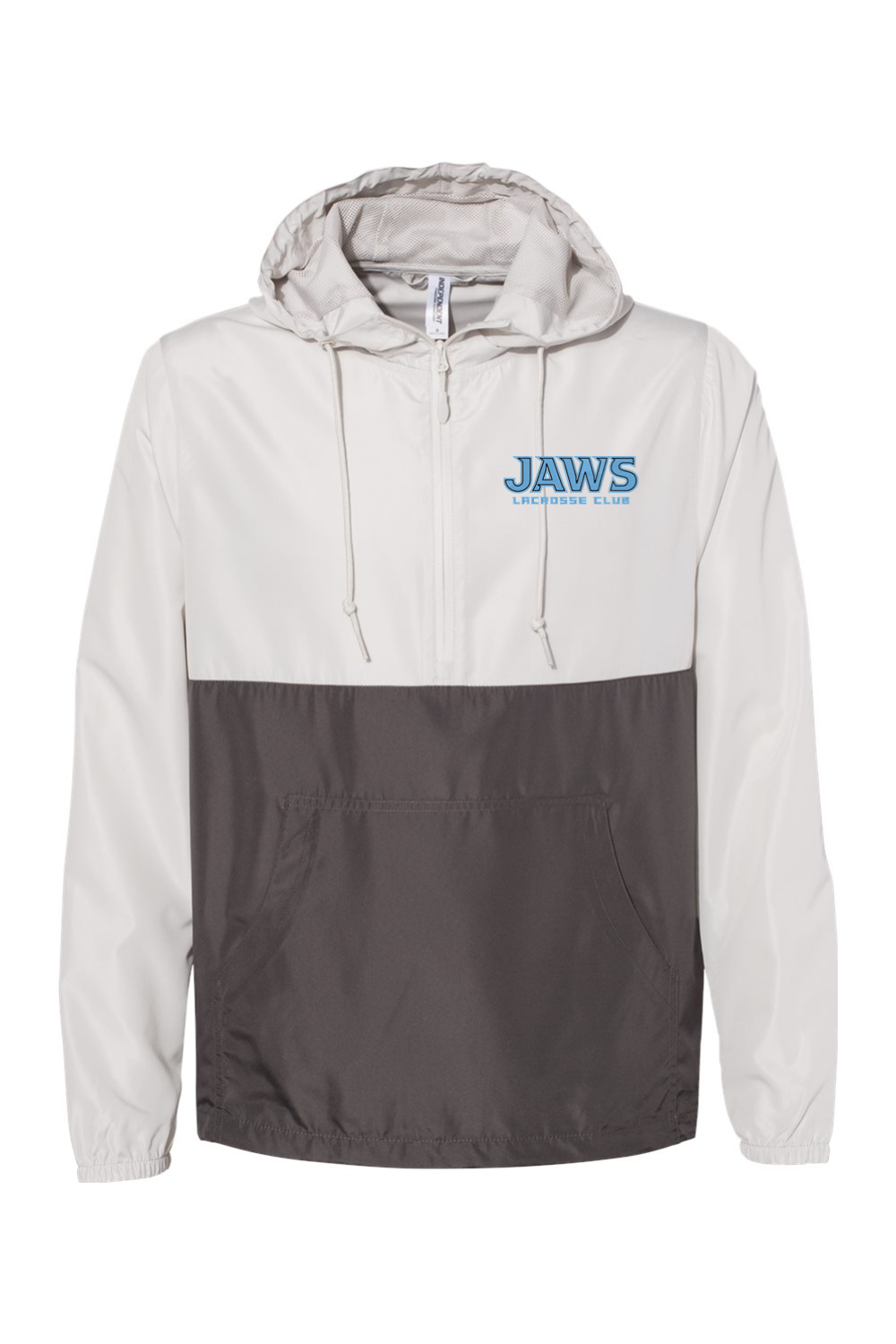 Jaws Lacrosse Club Unisex Lightweight Quarter-Zip Windbreaker Pullover Jacket