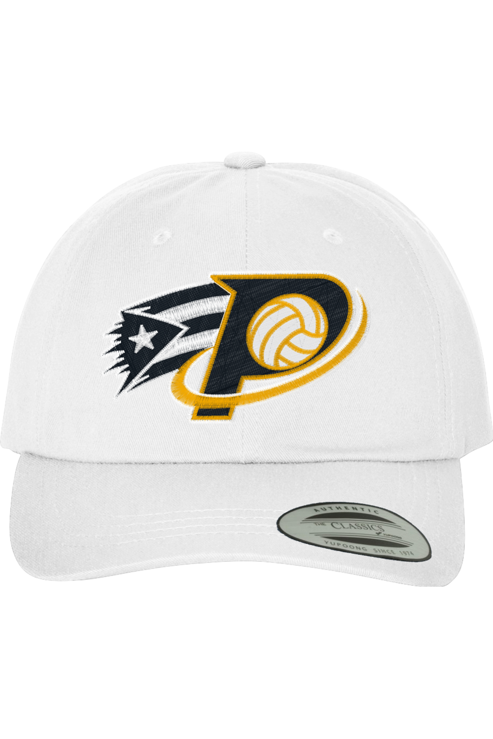 Presente Volleyball Embroidered Dad Hat
