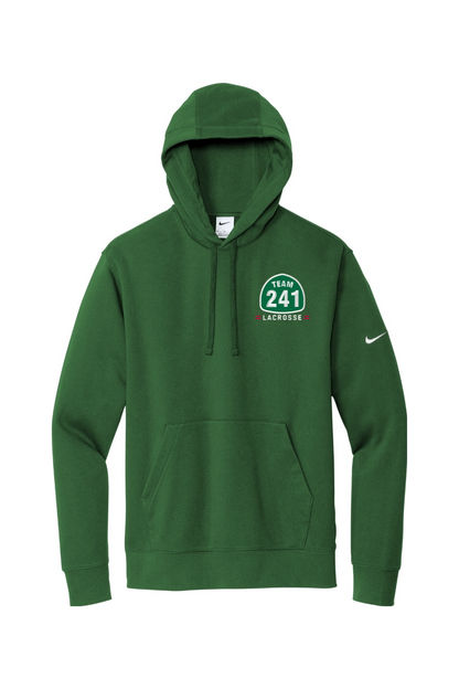 California Lacrosse Embroidered Nike Club Fleece Sleeve Swoosh Pullover Hoodie
