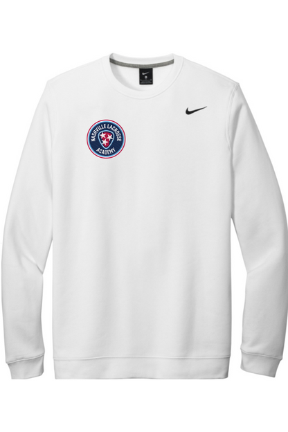Nashville Lacrosse Embroidered Nike Club Fleece Crew
