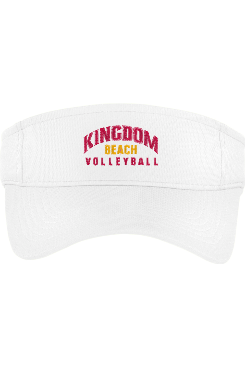 Kingdom Beach Volleyball Embroidered Visor