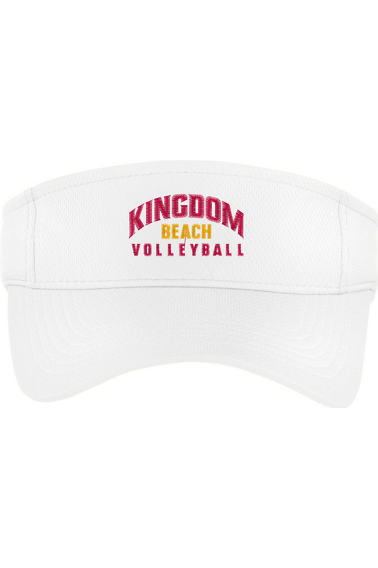 Kingdom Beach Volleyball Embroidered Visor