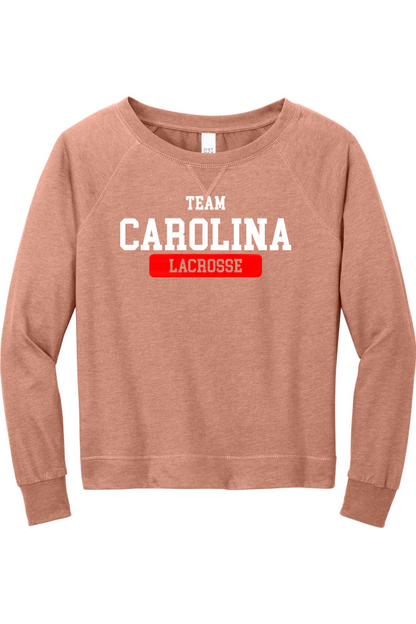 Team Carolina District Women's Featherweight French Terry Long Sleeve Crewneck