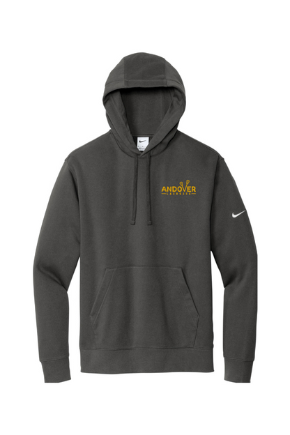 Andover Area Lacrosse Embroidered Nike Club Fleece Sleeve Swoosh Pullover Hoodie
