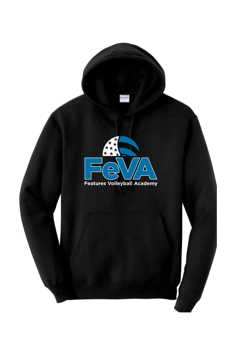 Features Volleyball Adult Heavyweight Hoodie